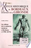 Revue historique de Bordeaux et du département de la Gironde