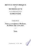 Revue historique de Bordeaux et du département de la Gironde