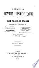 Revue historique de droit français et étranger