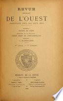 Revue historique de l'Ouest