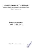 Revue historique du Centre-Ouest