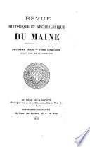 Revue historique et archéologique du Maine