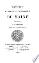 Revue Historique et Archeologique du Maine