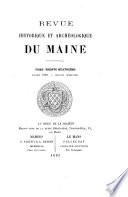Revue historique et archéologique du Maine
