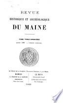Revue Historique et Archeologique du Maine