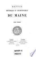 Revue historique et archeologique du Maine