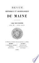 Revue historique et archéologique du Maine