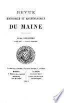 Revue historique et archéologique du Maine