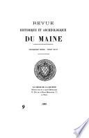 Revue historique et archéologique du Maine