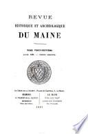 Revue historique et archéologique du Maine