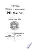 Revue Historique et Archeologique du Maine