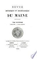 Revue Historique et Archeologique du Maine