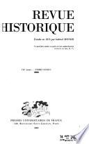 Revue historique