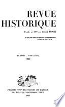Revue historique