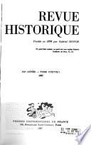 Revue historique