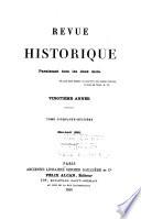 Revue historique