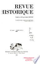 Revue historique