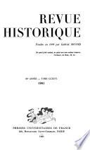 Revue historique