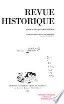 Revue historique