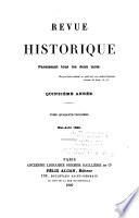 Revue historique