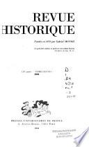 Revue historique