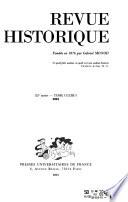 Revue historique