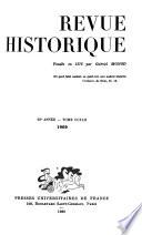 Revue historique