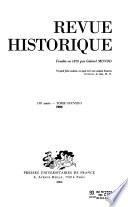 Revue historique
