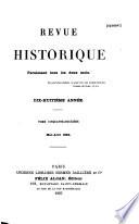 Revue historique