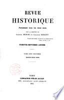 Revue historique