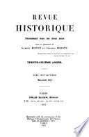 Revue historique