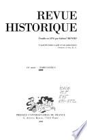 Revue historique