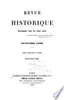 Revue historique