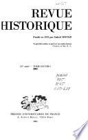 Revue historique