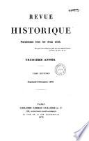 Revue historique