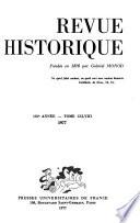 Revue historique