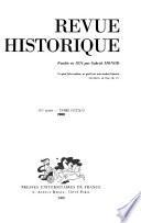 Revue historique