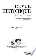 Revue historique