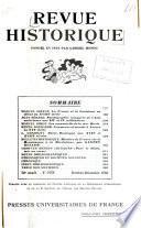 Revue historique