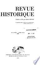 Revue historique