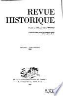Revue historique