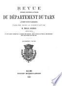 Revue historique, scientifique & littéraire du département du Tarn (ancien pays d'Albigeois).