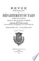 Revue historique, scientifique & littéraire du département du Tarn (ancien pays d'Albigeois).