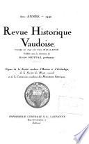 Revue historique vaudoise