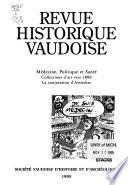 Revue historique vaudoise