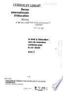 Revue internationale d'éducation
