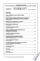 Revue internationale de criminologie et de police technique
