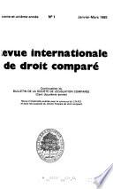Revue internationale de droit comparé