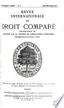 Revue internationale de droit comparé