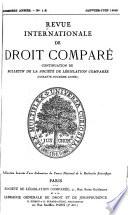Revue internationale de droit comparé